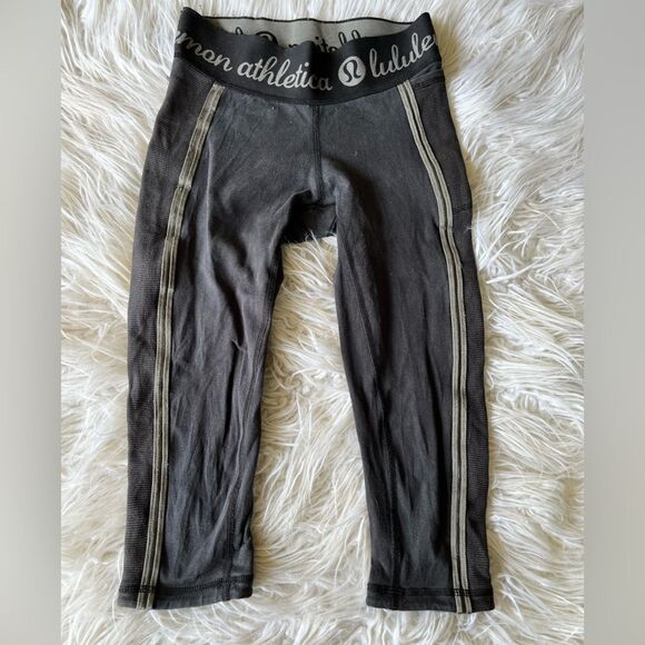 Lululemon 💫Crop Leggings 💫sz4 - Picture 1 of 4